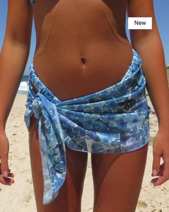 MESH WRAP SKIRT - Bluebelle