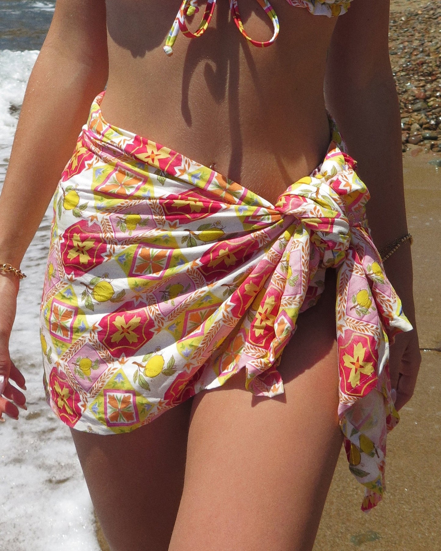 COVER-UP - Pink Limoncello - Littl Swim