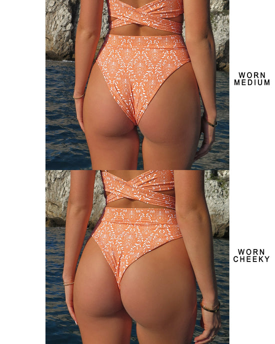 PASSIONATE BIKINI BOTTOM - Tangerine - Littl Swim